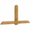 Ekena Millwork Eugene Rough Sawn Timber Gable Bracket, Western Red Cedar, 96"W x 44"H x 6"D x 6"F, 11/12 Pitch GBW096X44X0606EUG00RWR - alternate 3
